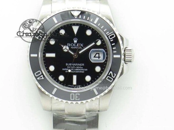 AAA Replica Watches Bracelet SA3135 3010 Black Diam Black Maker 1:1 Dial Bp 116618 Edition V on Ceramic 316L Submariner YG Supportive LN Best 0105